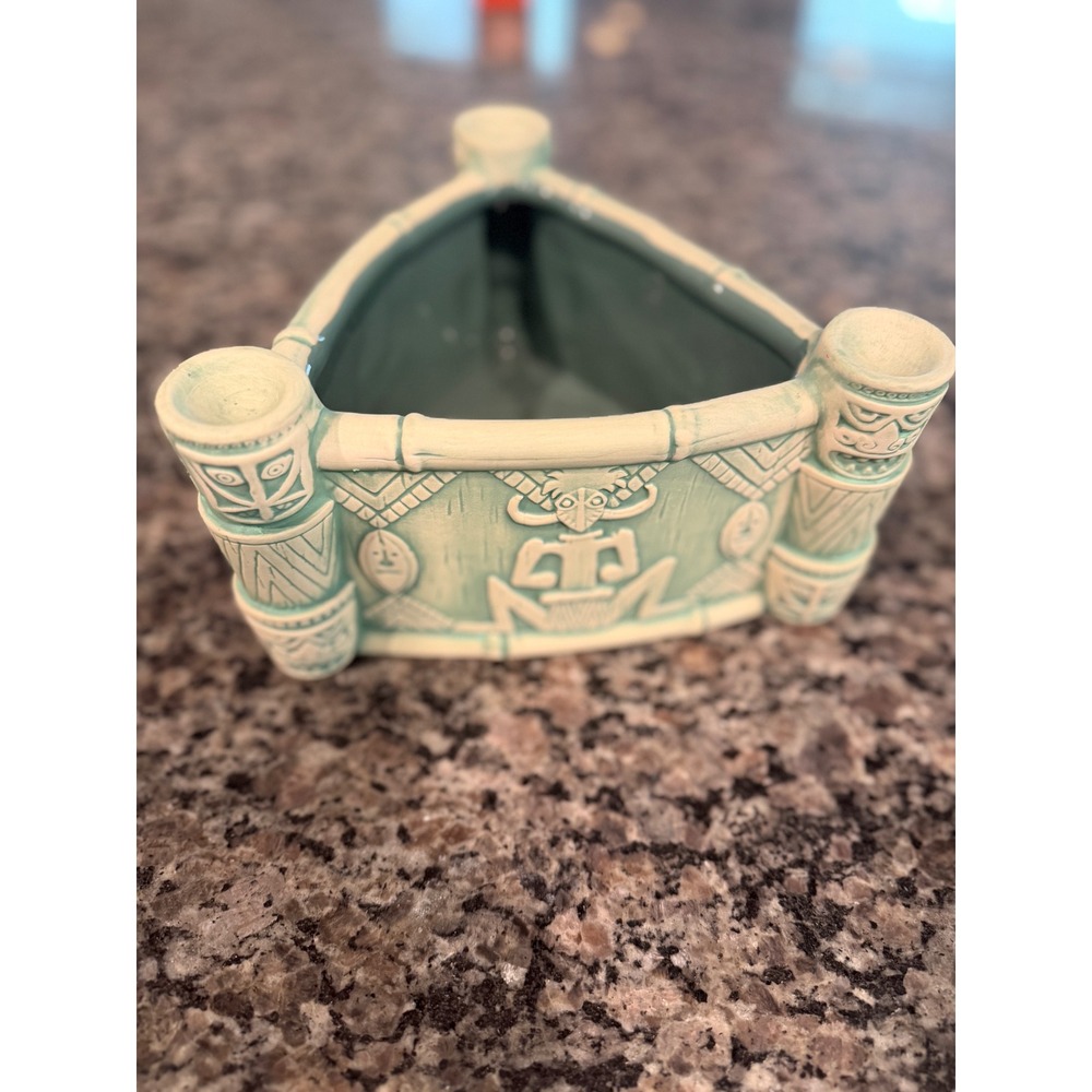 Disney Trader Sams Enchanted Tiki Bar Uh-Oa Bowl 2nd Edition Ceramic Tiki Bowl